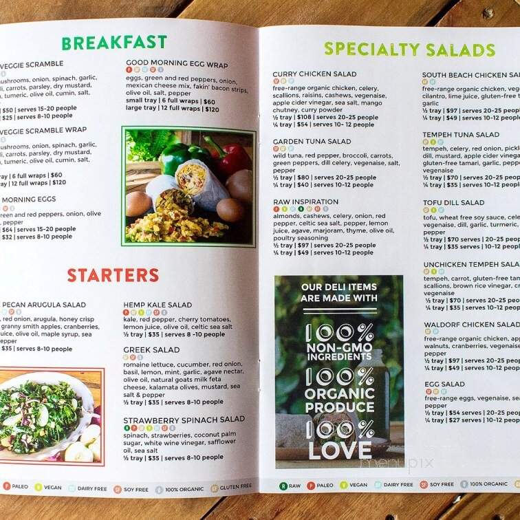 Cornucopia Natural Foods - Sayville, NY menu_pic