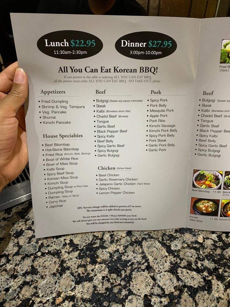 Gogi House - Santa Clarita, CA menu_pic