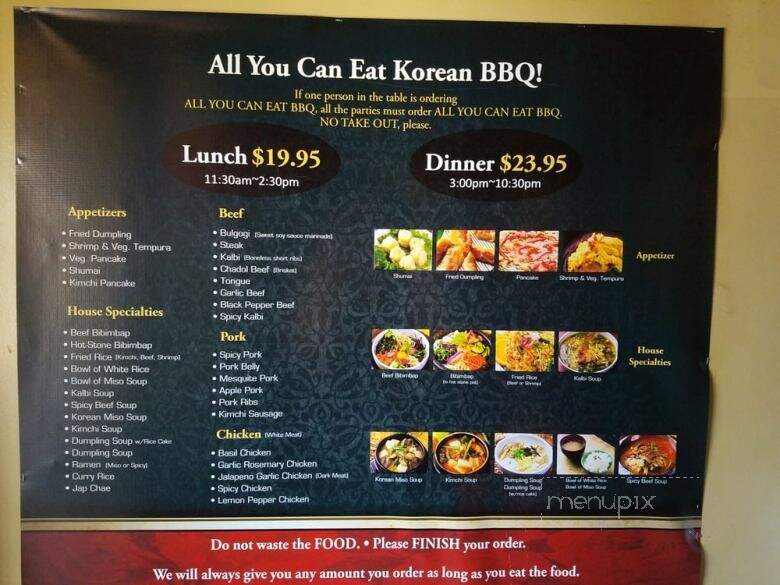 Gogi House - Santa Clarita, CA menu_pic