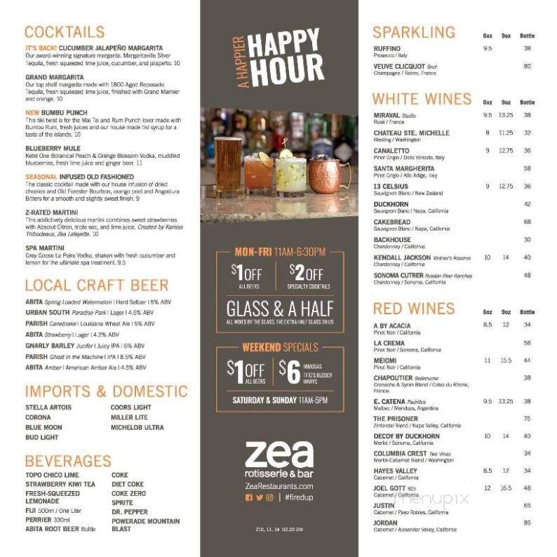 Zea Rotisserie & Grill - Covington, LA