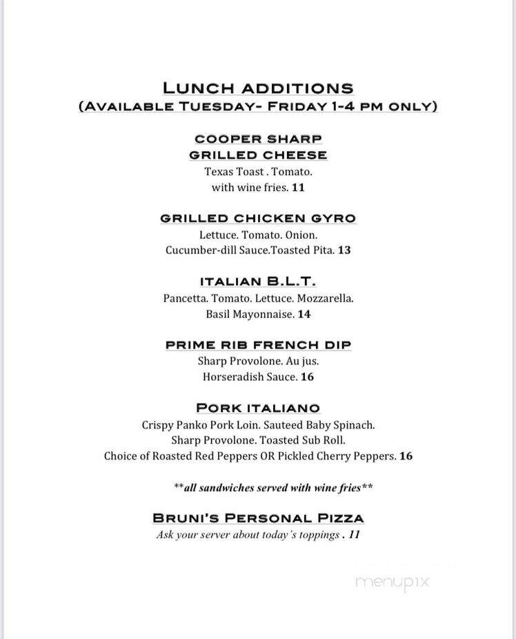 Annata Wine Bar - Hammonton, NJ menu_pic