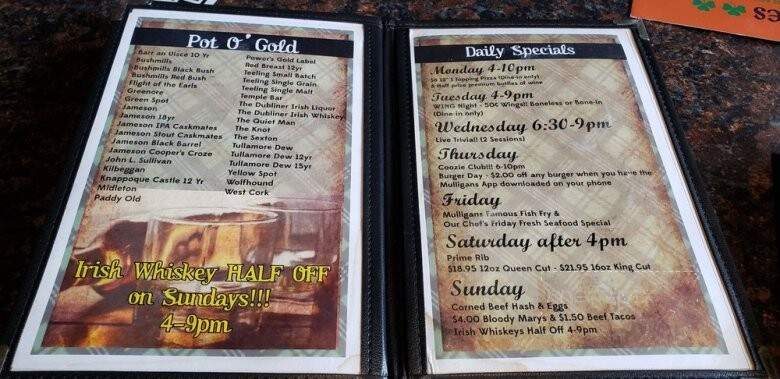 Mulligans Irish Pub & Grill - Franklin, WI