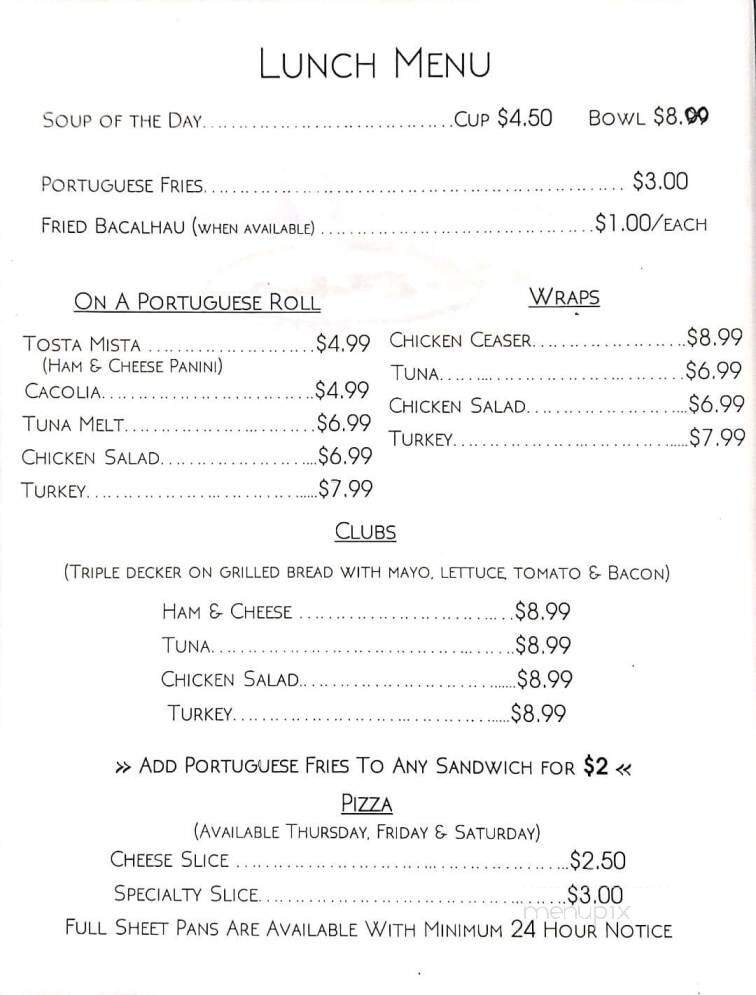 Stoughton Baking Co - Stoughton, MA menu_pic
