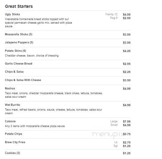 Samuel Mancinos Italian Eatery - Gobles, MI menu_pic