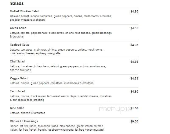 Samuel Mancinos Italian Eatery - Gobles, MI menu_pic