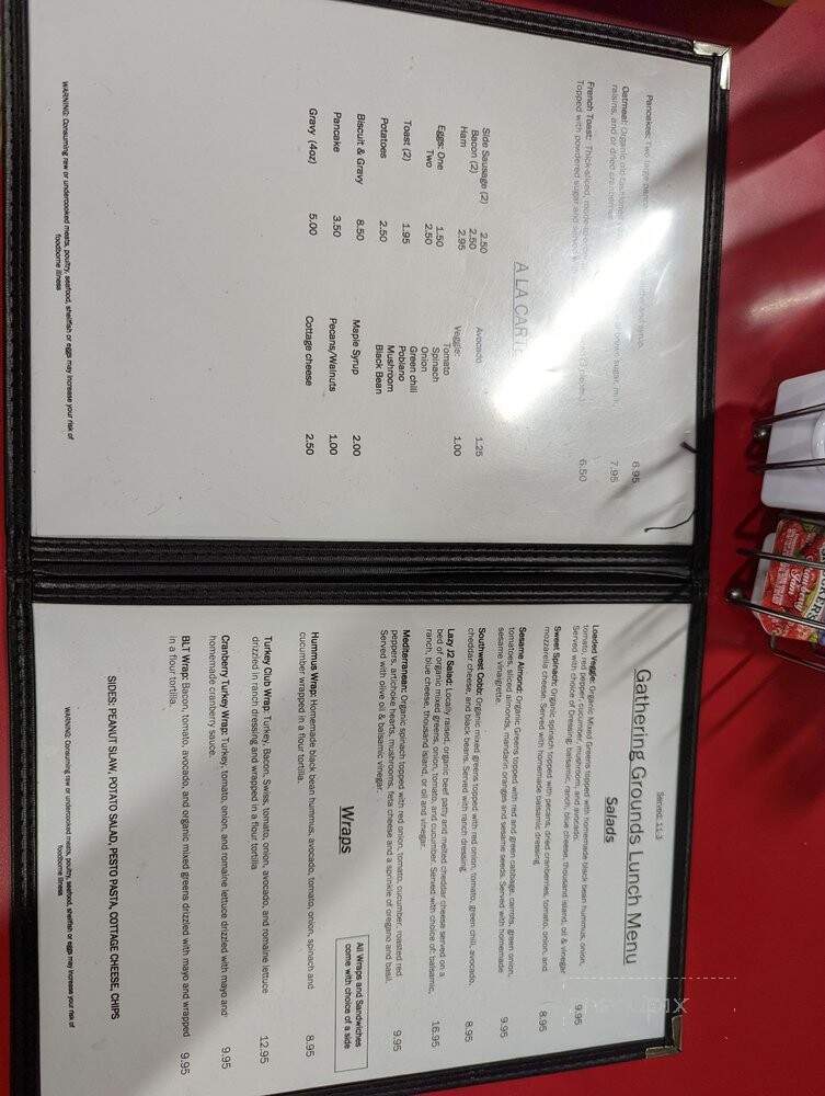 Gathering Grounds - Patagonia, AZ menu_pic