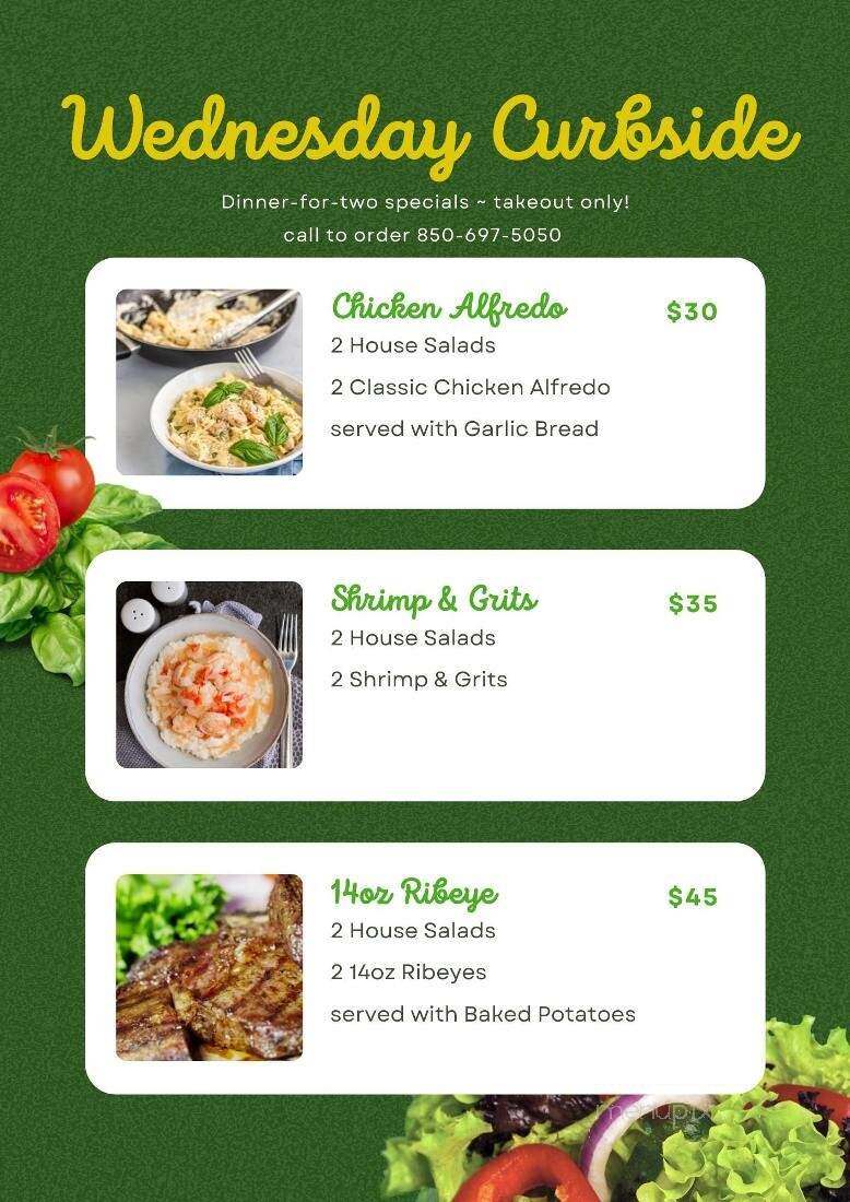 Crooked River Grille - Carrabelle, FL menu_pic