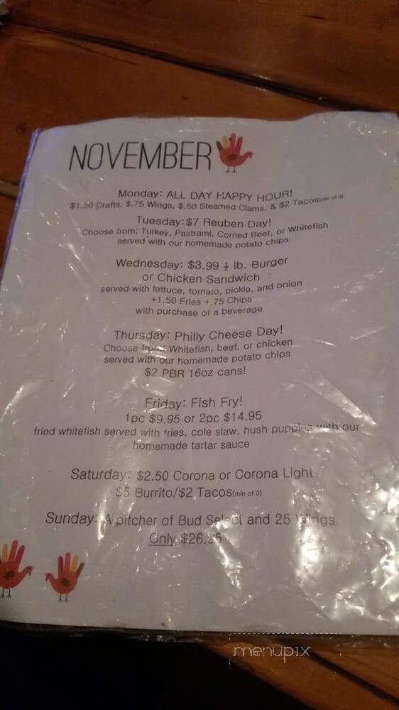 McDivot's Wings & Raw Bar - Tampa, FL menu_pic