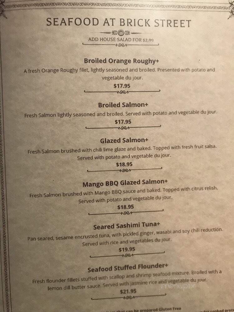 Brick Street Bar & Grille - Grand Blanc, MI menu_pic