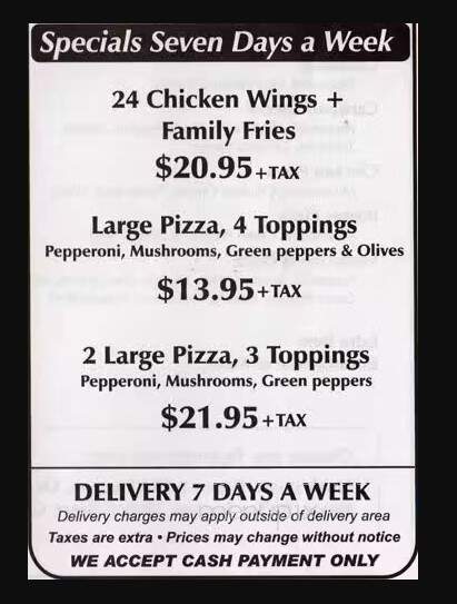 Carlsbad Pizza - Carlsbad Springs, ON