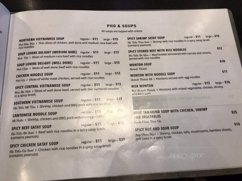 Thanh Thanh Oriental Noodle House - Edmonton, AB menu_pic