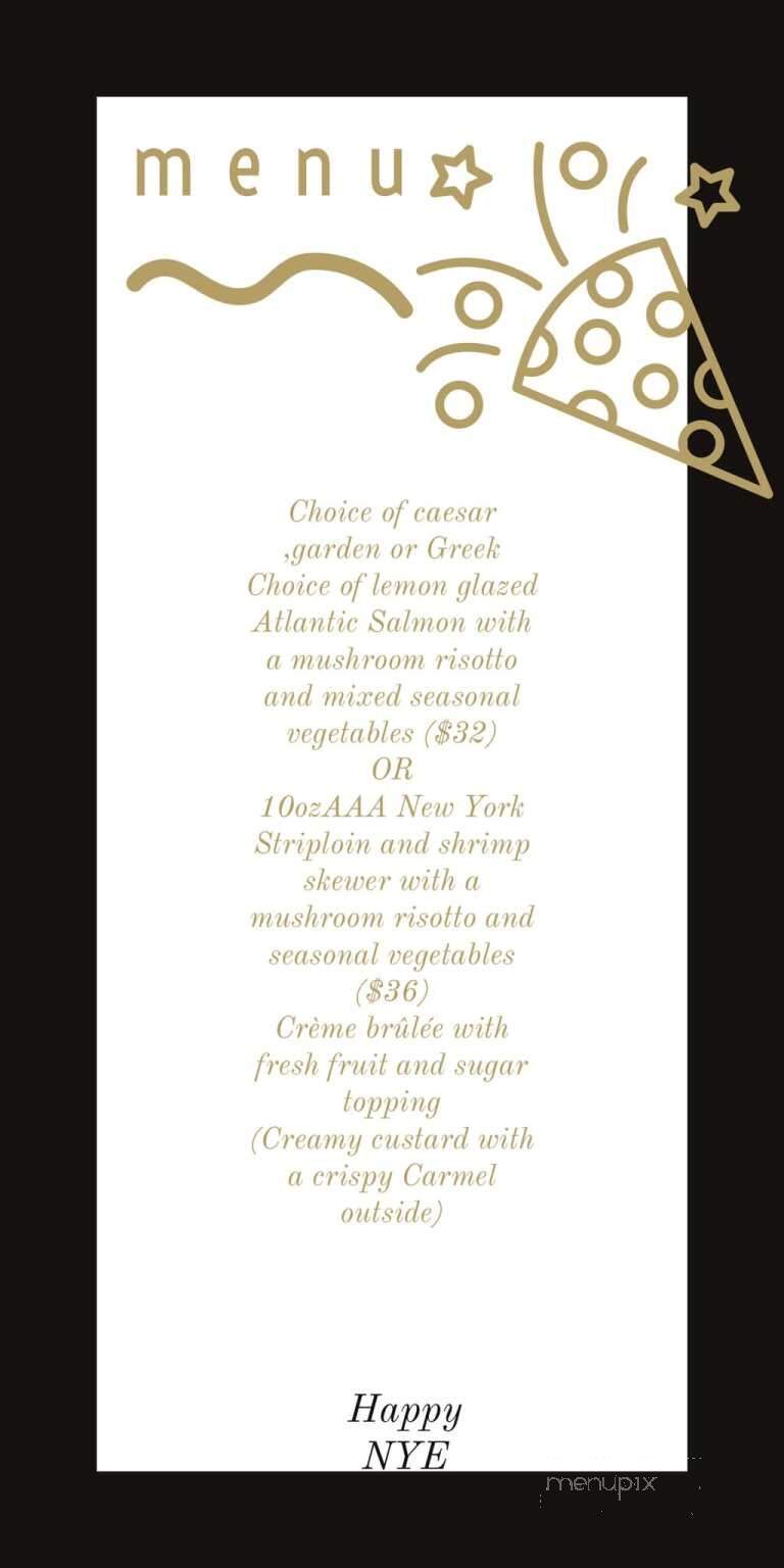 Nith River Chop House - Wellesley, ON menu_pic