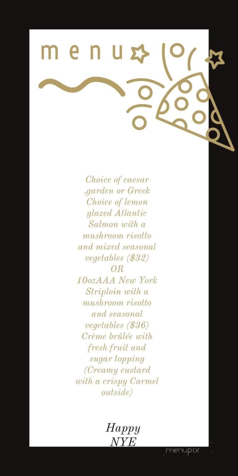 Nith River Chop House - Wellesley, ON menu_pic