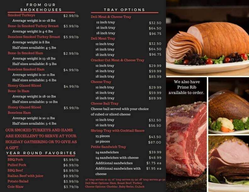 Thrushwood Farms Quality Meats - Galesburg, IL menu_pic