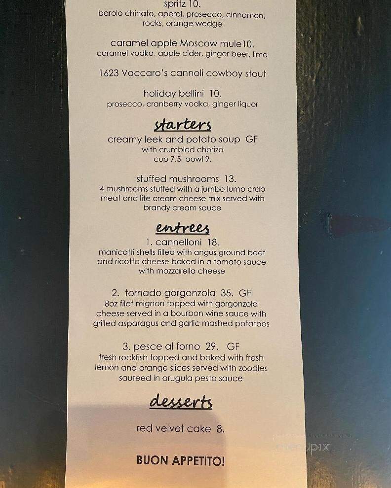 Paradiso Italian Restaurant - Westminster, MD menu_pic