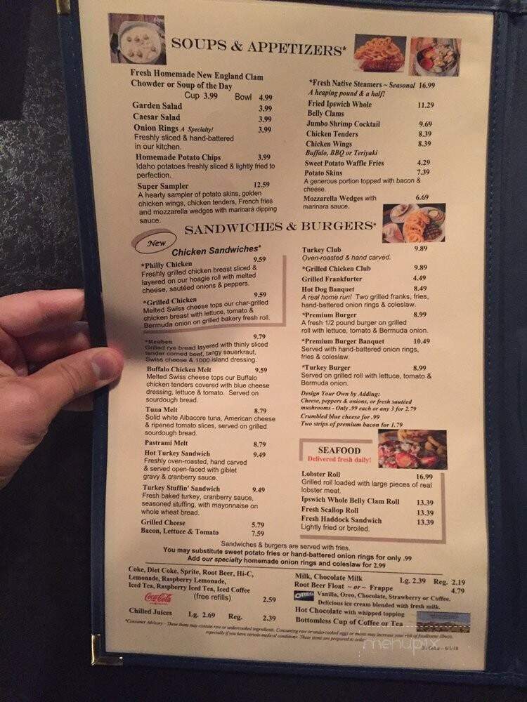 Bickford's Family Restaurant - Woburn, MA menu_pic