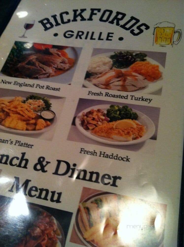 Bickford's Family Restaurant - Woburn, MA menu_pic