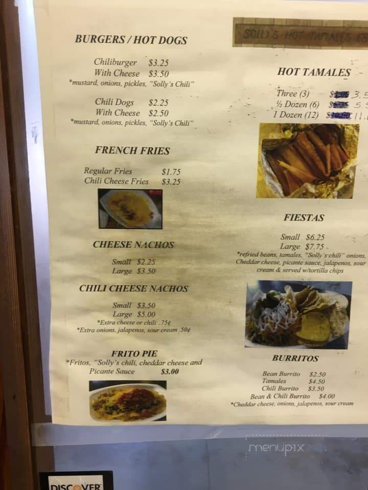 Sollys Hot Tamales - Vicksburg, MS menu_pic