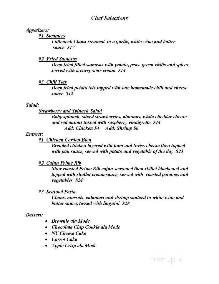 Emerald Point Restaurant - Greenwood Lake, NY menu_pic