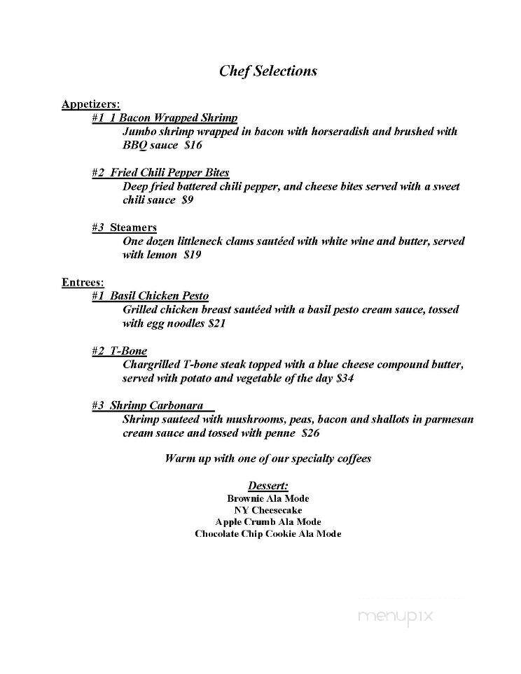 Emerald Point Restaurant - Greenwood Lake, NY menu_pic