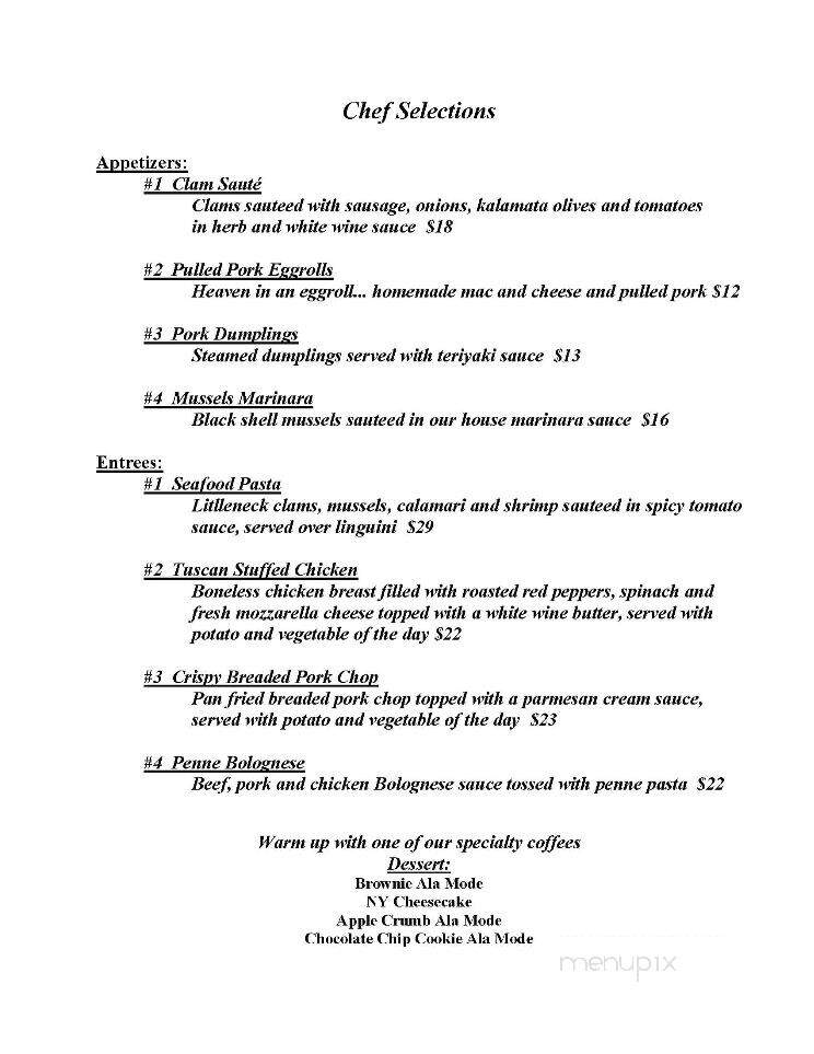 Emerald Point Restaurant - Greenwood Lake, NY menu_pic