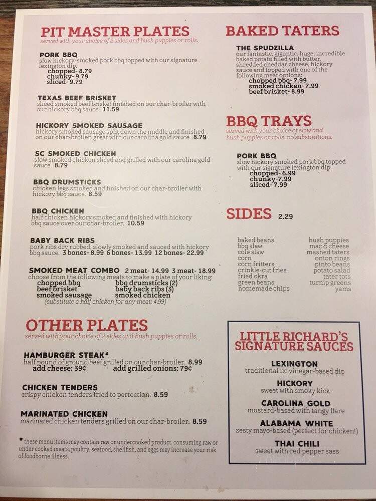 Little Richard's Bar-B-Que - Clemmons, NC