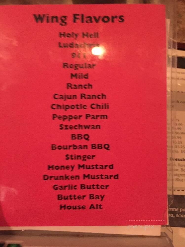 Bixler's Lodge - Reading, PA menu_pic