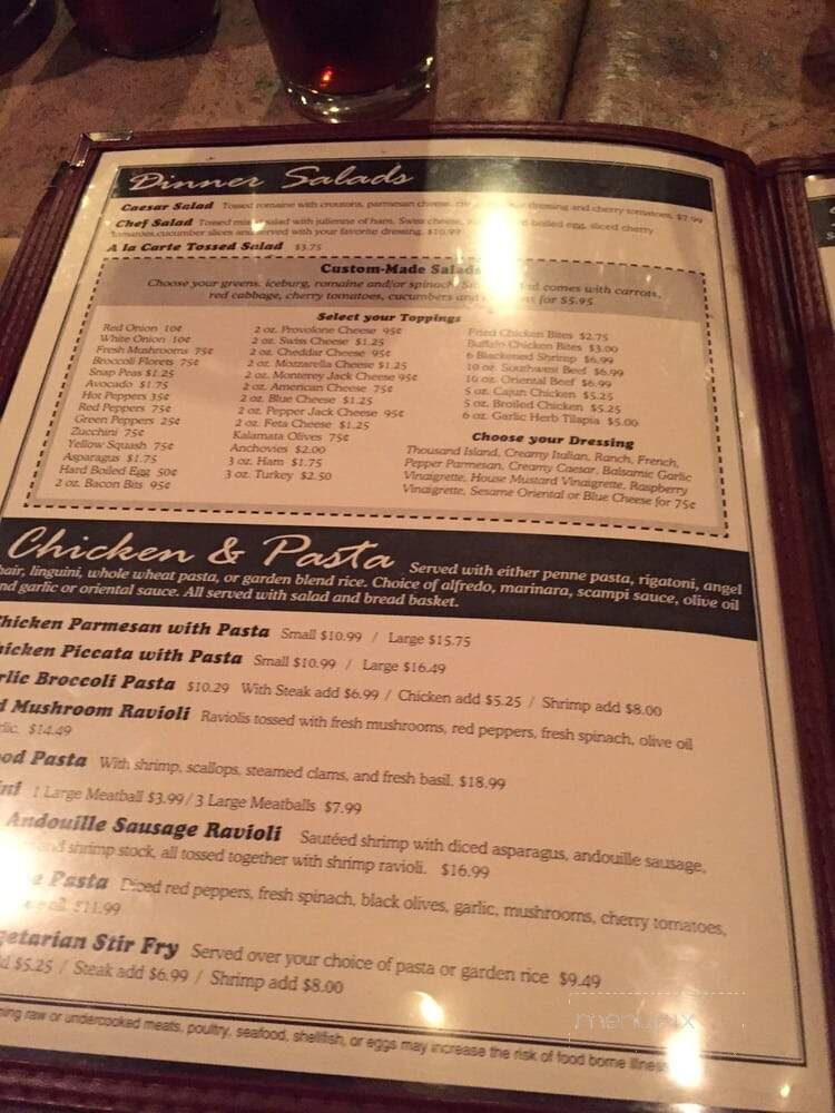 Bixler's Lodge - Reading, PA menu_pic