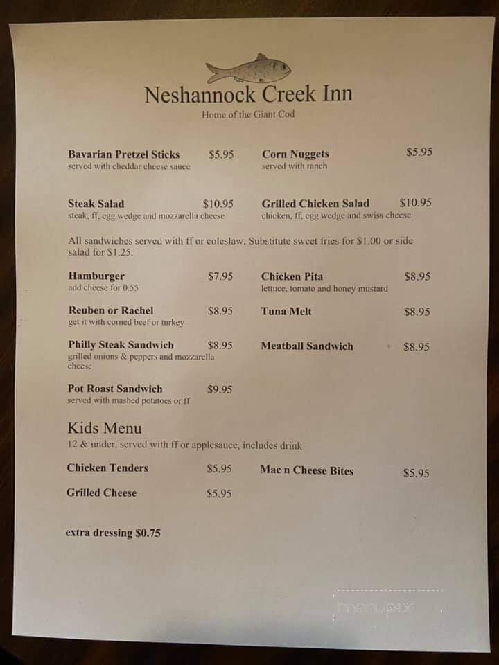 Neshannock Creek Inn Restaurant - Volant, PA