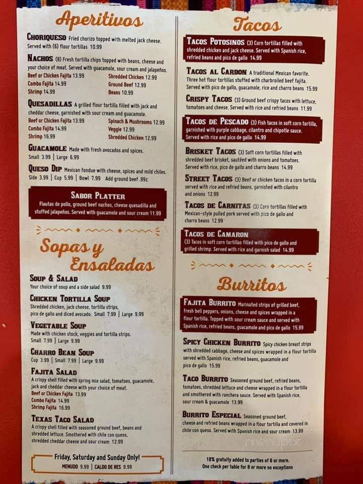 Sabor A La Mexicana Restaurant - Duncanville, TX