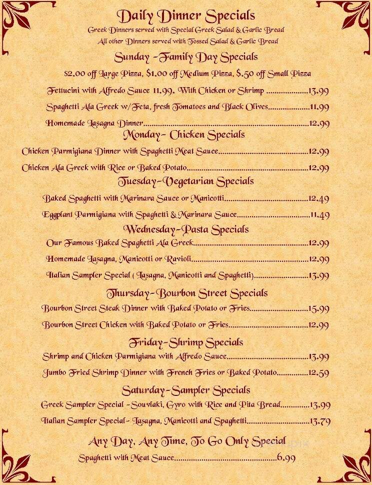 Mad Italian Restaurant & Steak - Petersburg, VA menu_pic