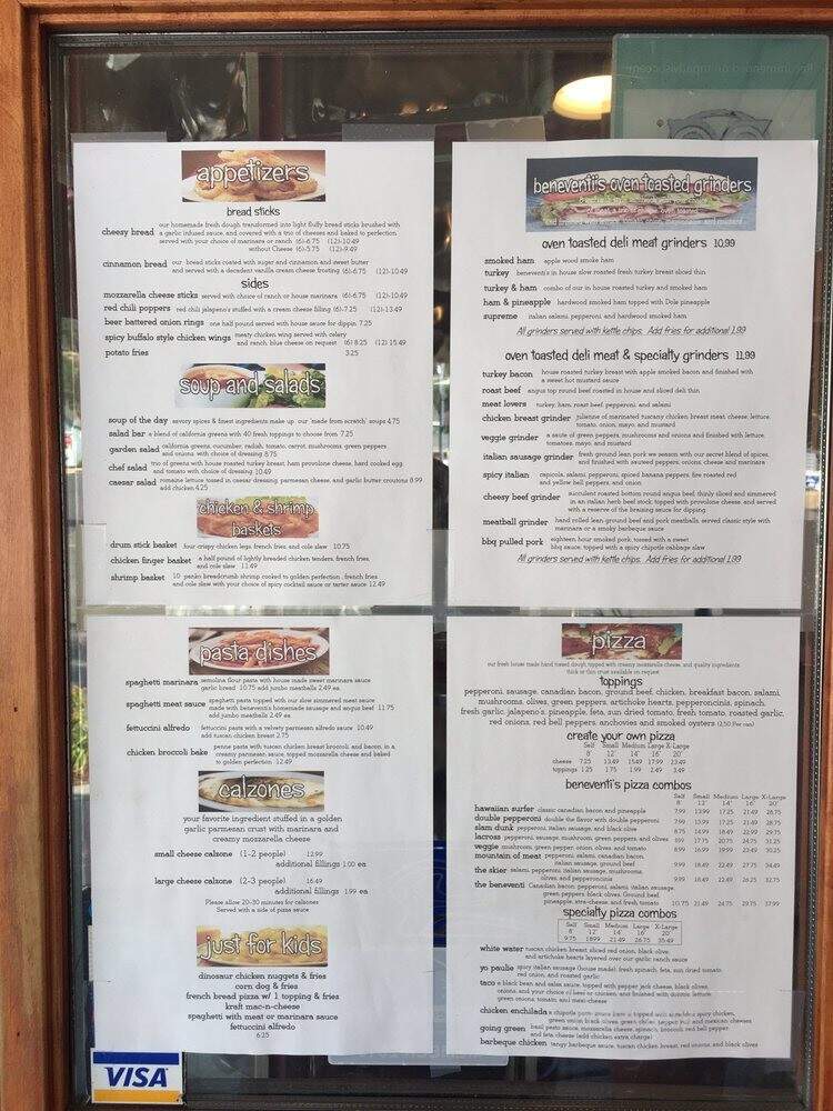 Beneventi's Pizza - Bingen, WA menu_pic