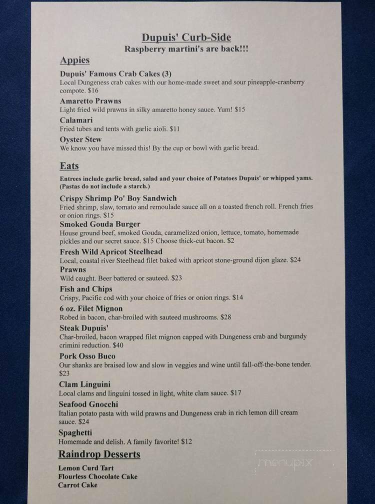 Dupuis Restaurant - Port Angeles, WA