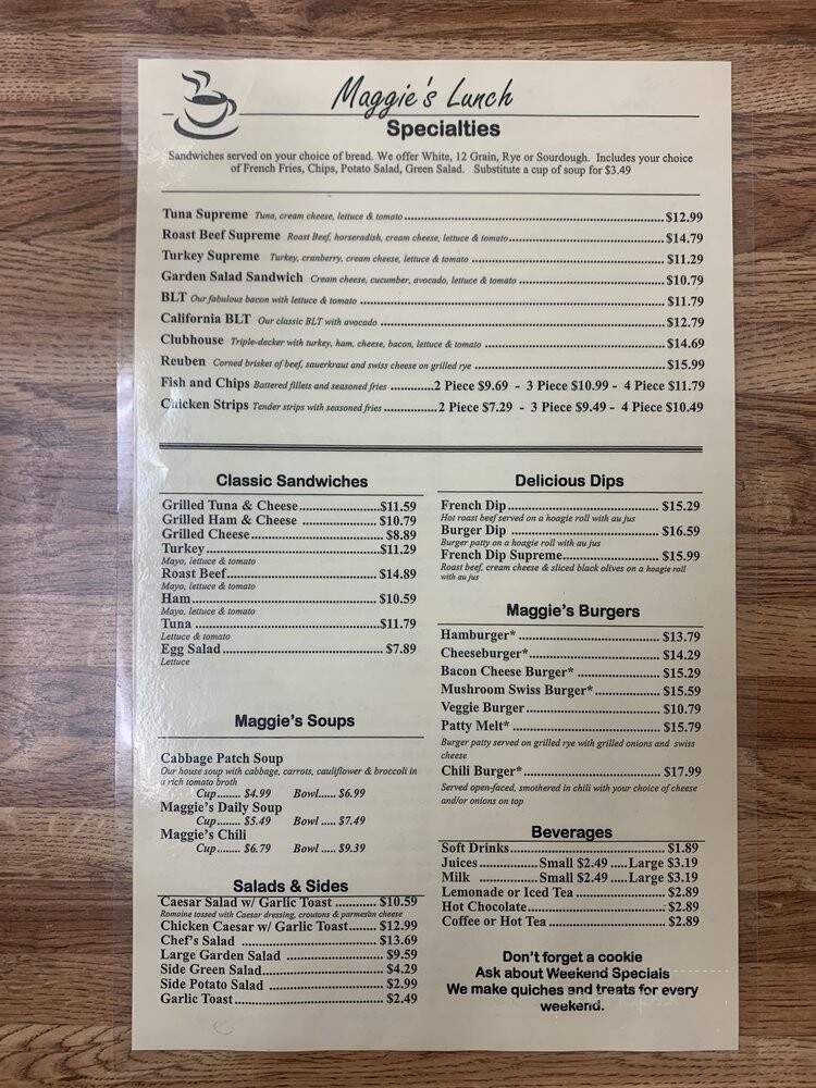 Maggie's On Meeker - Kent, WA menu_pic