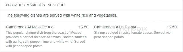 El Jardin Restaurant - Janesville, WI menu_pic