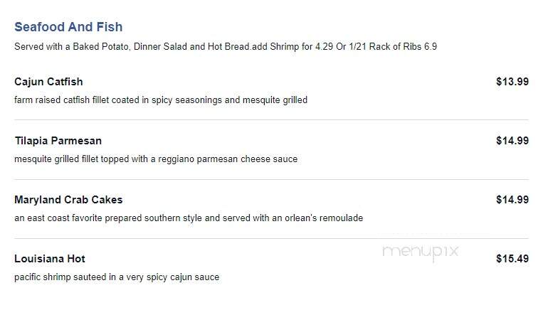 Marketplace Grill - Conway, AR menu_pic
