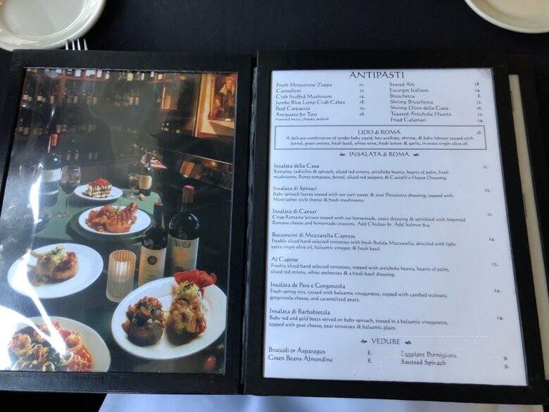 Castelli's - Palm Desert, CA menu_pic