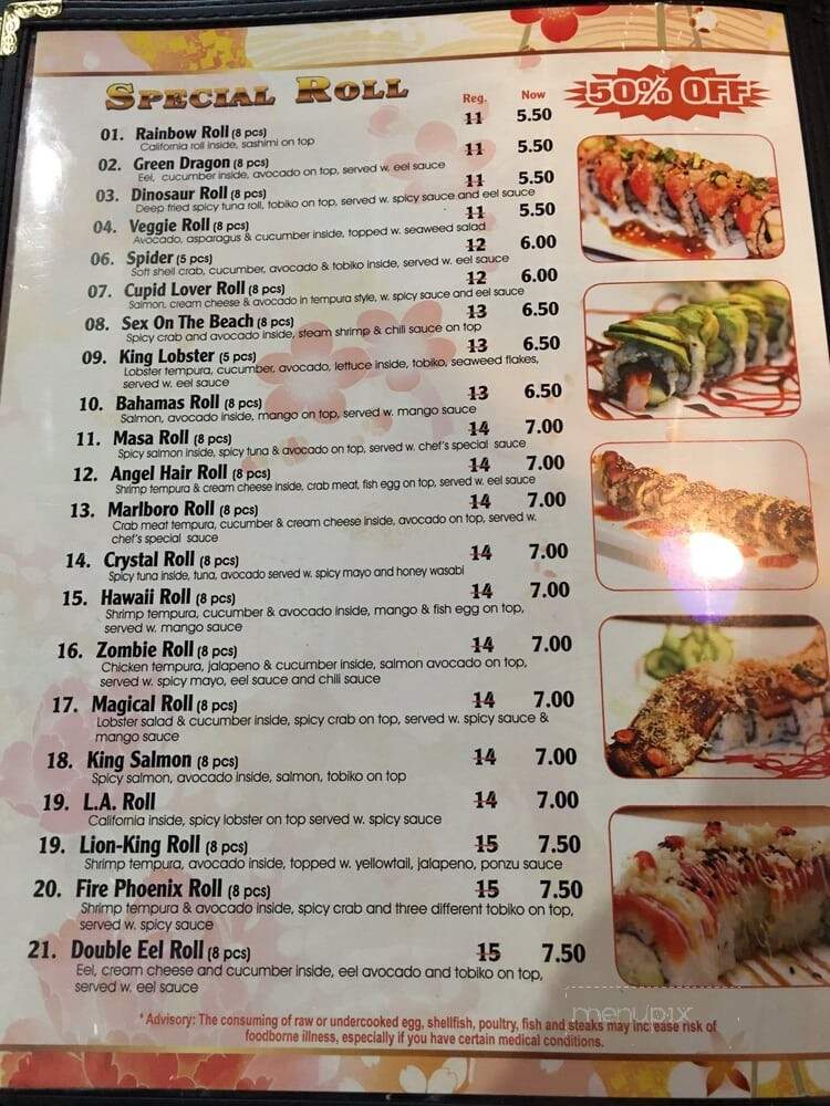 Masa Sushi & Hibachi - Marlboro Township, NJ menu_pic