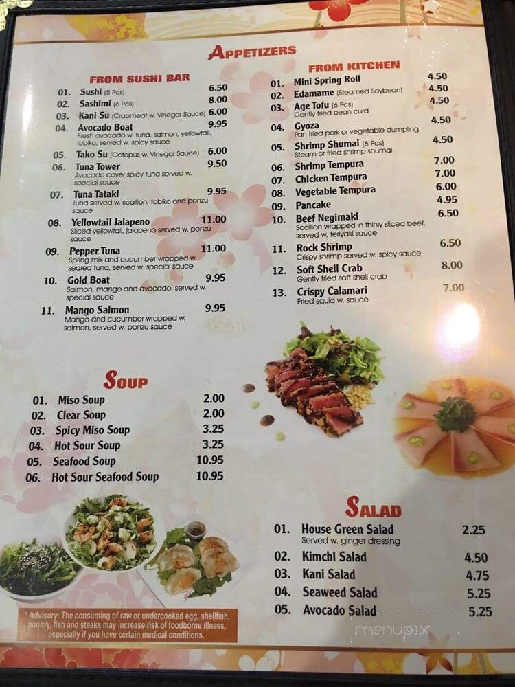 Masa Sushi & Hibachi - Marlboro Township, NJ menu_pic