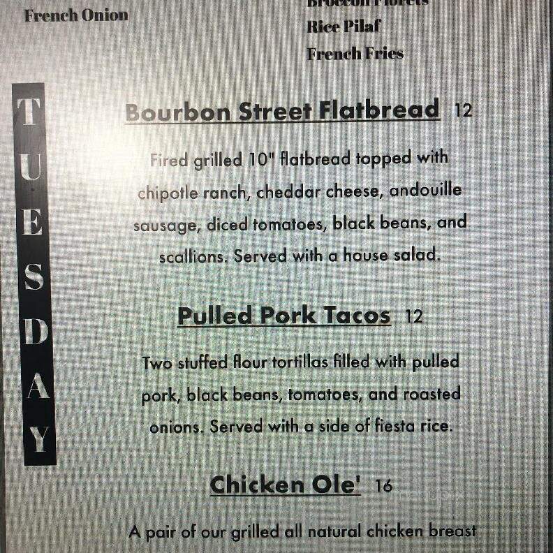 By George - Monessen, PA menu_pic