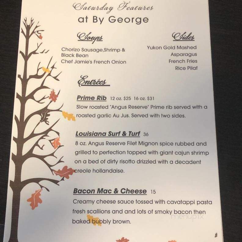 By George - Monessen, PA menu_pic