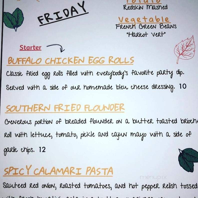 By George - Monessen, PA menu_pic