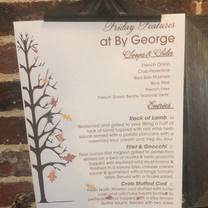 By George - Monessen, PA menu_pic