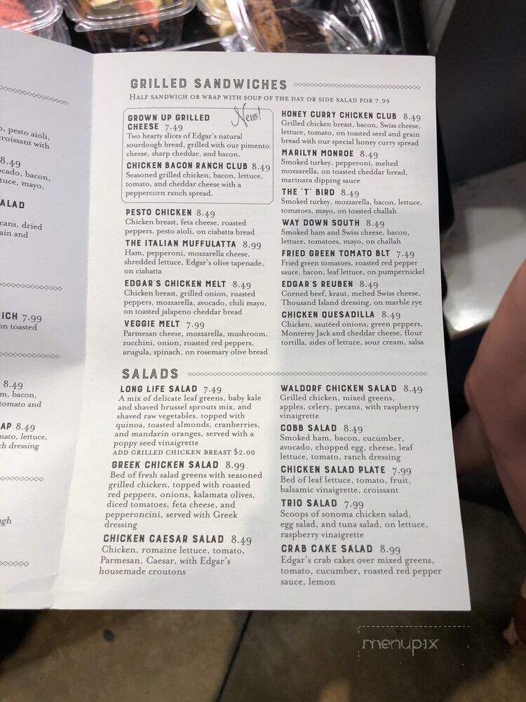 Edgar's Bakery - Huntsville, AL menu_pic