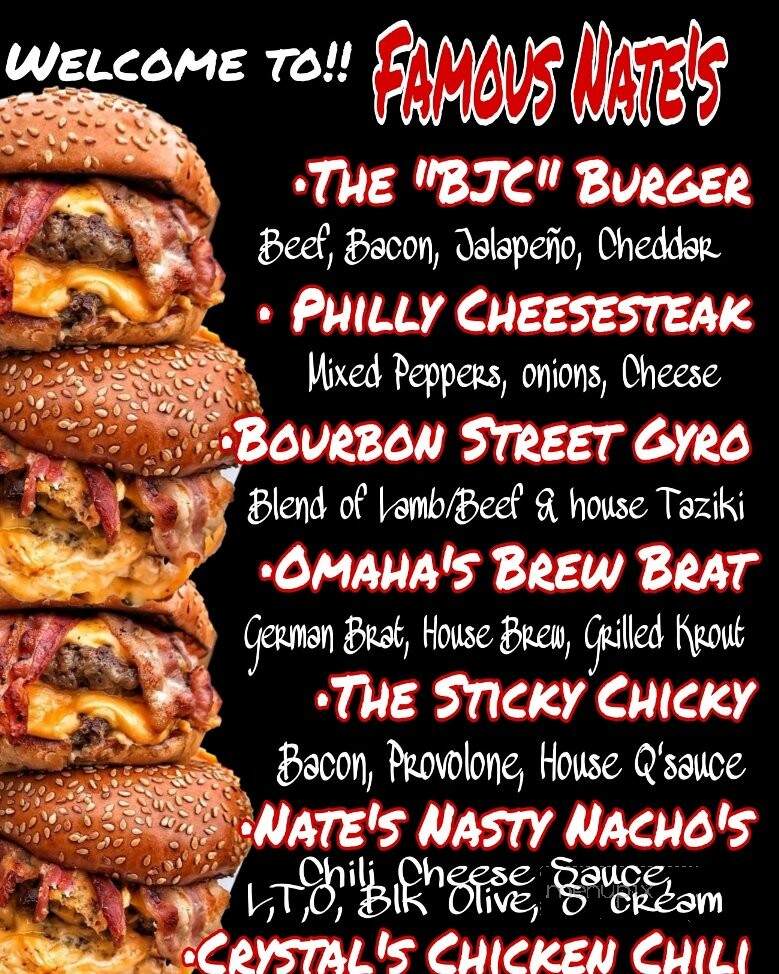Famous Nate's Food Truck - Phenix City, AL menu_pic
