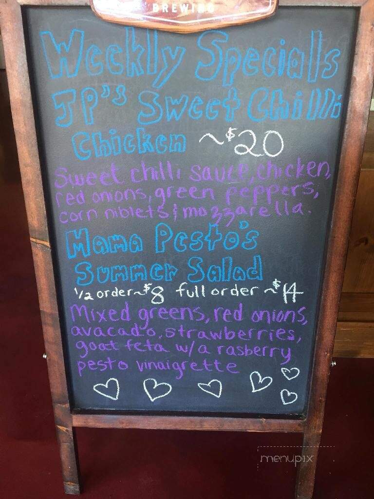 Joe Pesto's Woodfired Pizzeria - Squamish, BC menu_pic