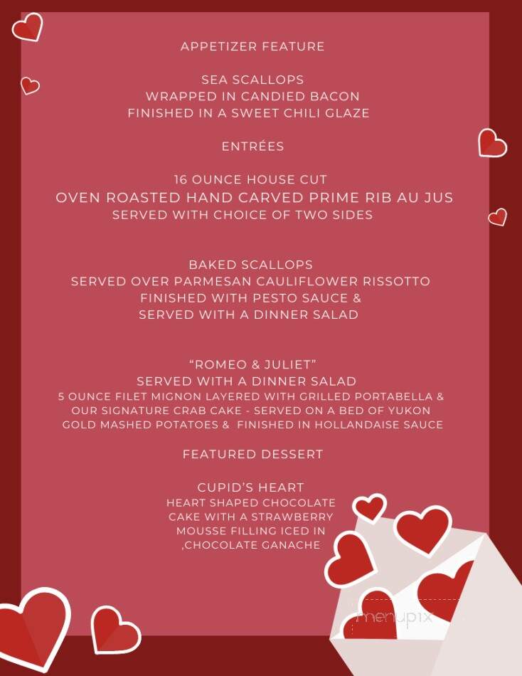 Gilligan's Bar and Grill - Mechanicsburg, PA menu_pic