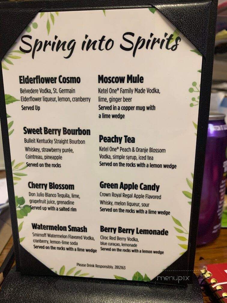 Gilligan's Bar and Grill - Mechanicsburg, PA menu_pic