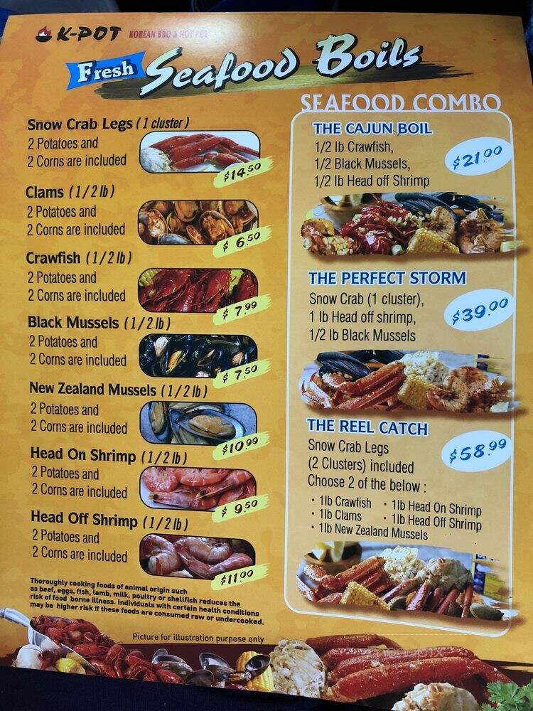 Kpot Korean BBQ & Hot Pot - Rockville, MD menu_pic