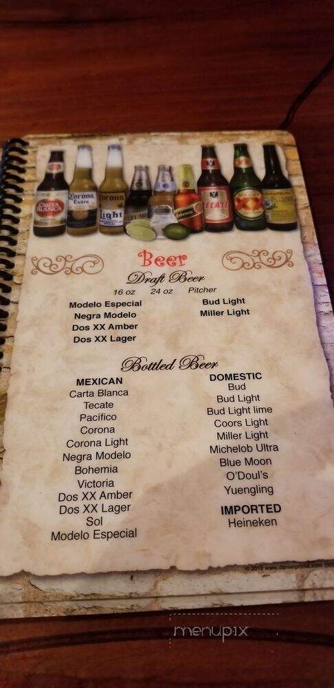 Torero's Mexican Grill - Lake Worth, FL menu_pic